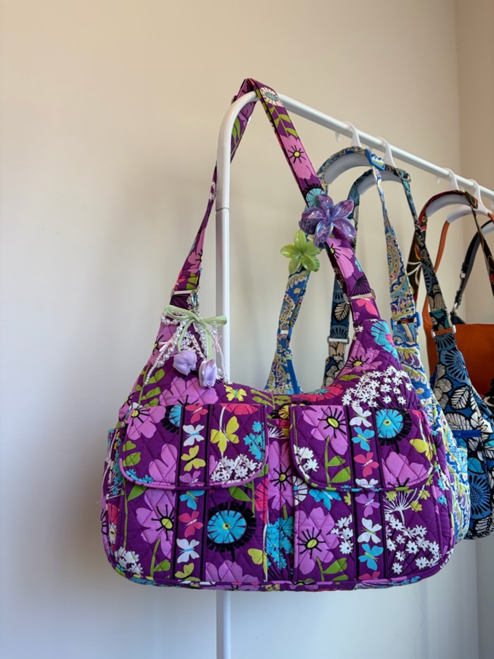 Vera Bradley Flutterby Cargo Sling